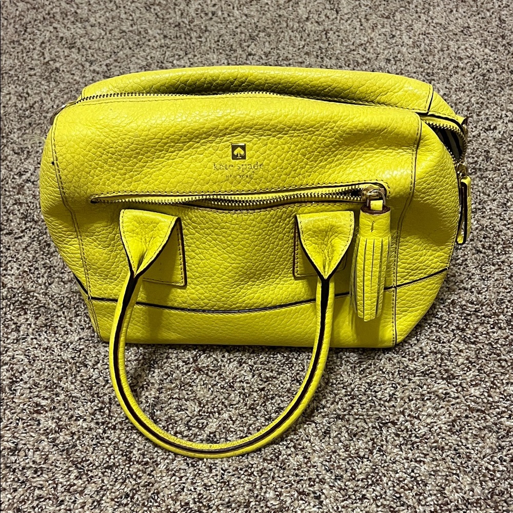 Kate Spade Vibrant Yellow Satchel